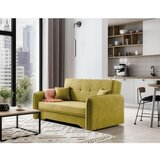 ELTAP Žuta sklopiva/s prostorom za odlaganje sofa od šenila 155 cm Laine – | shoptok.hr