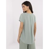 Sublevel Blouse-D73761M11171B-pistachio | Shoptok.si