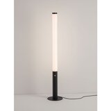 Nova Luce Mat črna jeklena LED zatemnitvena stoječa svetilka s senčilom iz akrilnega stekla (višina 141 cm) Glaze – | Shoptok.si