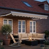  Električna retraktabilna tenda Bež 3,5 x 2 m | shoptok.hr