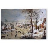  Slika - Pieter Bruegel the Elder – Winter Landscape with Birdtrap 90x60 Akustična | shoptok.hr