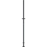  Vrtna vrata antracit 100x175 cm dizajn s čeličnim travom | shoptok.hr
