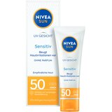 Nivea SUN Sensitive zaštitna krema za lice za osjetljivu kožu lica SPF 50 50 ml | shoptok.hr