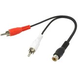Goobay 50008 RCA Y-adapter 2 muška na 1 ženski 0,2m Cene