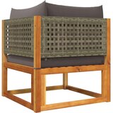  Kutna vrtna sofa s jastucima od masivnog drva bagrema | shoptok.hr