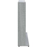vidaXL Omarica za CD plošče siva sonoma 102x23x89,5 cm inženirski les | Shoptok.si
