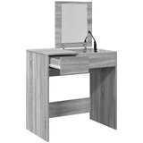 vidaXL Toaletni stolić s ogledalom siva boja hrasta 73 x 46,5 x 120 cm | shoptok.hr
