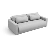 Cosmopolitan Design Svetlo siva raztegljiva sedežna garnitura s prostorom za shranjevanje 238 cm Belfast – | Shoptok.si