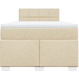  Krevet box spring s madracem krem 120 x 190 cm od tkanine | shoptok.hr