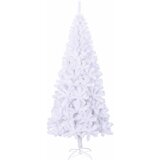 Umjetno božićno drvce s stalakom Bijelo 180 cm PVC i čelik | shoptok.hr