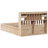 vidaXL Posteljni okvir brez vzmetnice 140x200 cm trdna borovina | Shoptok.si