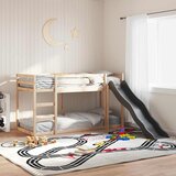  Krevet na kat s toboganom i ljestvama 90x190 cm od borovine | shoptok.hr