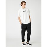 Koton Oversize T-Shirt Slogan Printed Crew Neck Short Sleeve | shoptok.hr