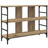 vidaXL Strani šal Rjava 102 x 32 x 73.5 cm Konstruiran les | Shoptok.si