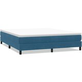 vidaXL Box spring postelja brez vzmetnico temno modra 180x220 cm žamet, (21791408) | Shoptok.si