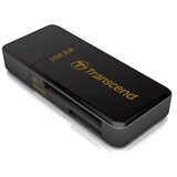Transcend card reader, mini F5, USB3.0, SD/MicroSD SDHC/SDXC/UHS-I, black ( TS-RDF5K ) Cene