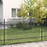  Ograda sa šiljkom i lukom Crna 200 x 150 cm | shoptok.hr
