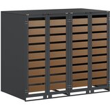  Skladištenje kanti za 3 kante Antracit 340 x 77.5 x 115.5 cm | shoptok.hr