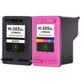 HP 305 XL ČRNA + BARVNA, kompatibilna kartuša 3 X VEČJA POLNITEV | Shoptok.si