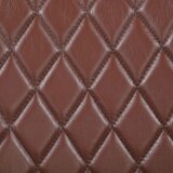  Klupa 110 x 30 x 45 cm Prava koža Smeđa dijamantna | shoptok.hr