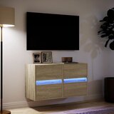  Zidni TV ormarići LED 2 kom boja hrasta sonome 41x31x45 cm | shoptok.hr