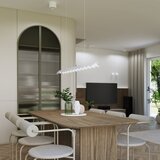 Thoro Sivorjava aluminijasta LED viseča svetilka BISCUIT &amp;ndash; Slike