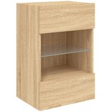  Zidni TV ormarić s LED svjetlima boja hrasta 40x30x60,5 cm | shoptok.hr