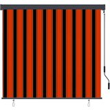 vidaXL Vanjska Roleta Narančasta i bijela 180 x 250 cm tkanina | shoptok.hr