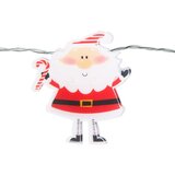  LED lanac 10xLED/2xAA, 1,35 m, toplo belo, Santa | Eponuda.com