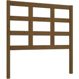 Maison Chic posteljno vzglavje - vzglavna omarica - nočna omarica medeno rjavo 95,5x4x100 cm trdna borovina, (21707467) | Shoptok.si