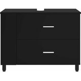  Toaletna jedinica Crna 80 x 35 x 60 cm Konstruirano drvo | shoptok.hr