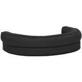vidaXL ergonomski madrac za pse 75 x 53 cm izgled platna crni | shoptok.hr