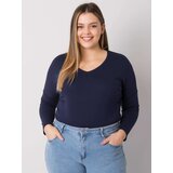 RELEVANCE Blouse-RV-BZ-7302.23-navy blue | Shoptok.si