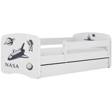 HAPPYKIDS Dječji krevet Dreamy NASA 160x80 bez madraca s ladicom Bijela | shoptok.hr