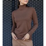Gemre Brown loose-fitting turtleneck Nida | Shoptok.si