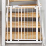 Nukido sigurnosna vrata za djecu 75-85 cm bijela | shoptok.hr