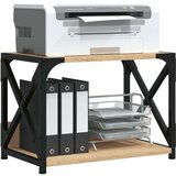  Stalak za pisač 2 razine boja hrasta 44 x 26 x 31 5 cm drveni | shoptok.hr