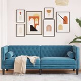  Trosjed Chesterfield s jastučićima plavi baršunasti | shoptok.hr
