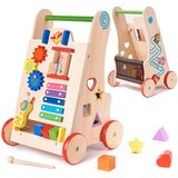  Šarena drvena edukativna guralica 6u1 | shoptok.hr
