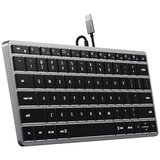 Satechi Žična tipkovnica Slim W1 USB-C BACKLIT, ZDA, vesoljsko siva | Shoptok.si