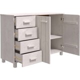  Komoda HAMAR bela 113x40x80 cm trdna borovina, (20656385) | Shoptok.si