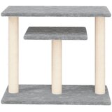  Grebalica za mačke s platformama svjetlosiva 62,5 cm | shoptok.hr
