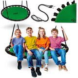 Neo-Sport Swingo ljuljačka “ gnijezdo” – zeleno, promjer 120 cm | shoptok.hr
