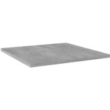 Police za knjige 4 kom siva boja betona 40 x 40 x 1,5 cm drvene | Shoptok.si