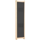 Sobna pregrada s 3 panela od tkanine 120 x 170 x 4 cm siva | Eponuda.ba