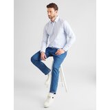 BOSS Black Srajca 'ROAN' svetlo modra / bela | Shoptok.si
