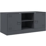 Maison Chic TV omarica - TV stojalo - Televizijska omarica antracitna 99x39x44 cm jeklo, (21702325) | Shoptok.si