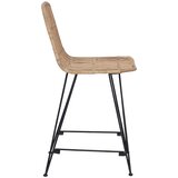 Barska stolica 2 pcs Prirodna 44 x 54 x 96 cm Ratan i Čelik | shoptok.hr
