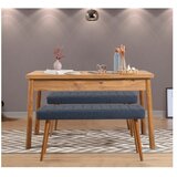 Hanah home Set Trpezarijski sto i 2 klupe Costa 1048, Plavi | Eponuda.ba