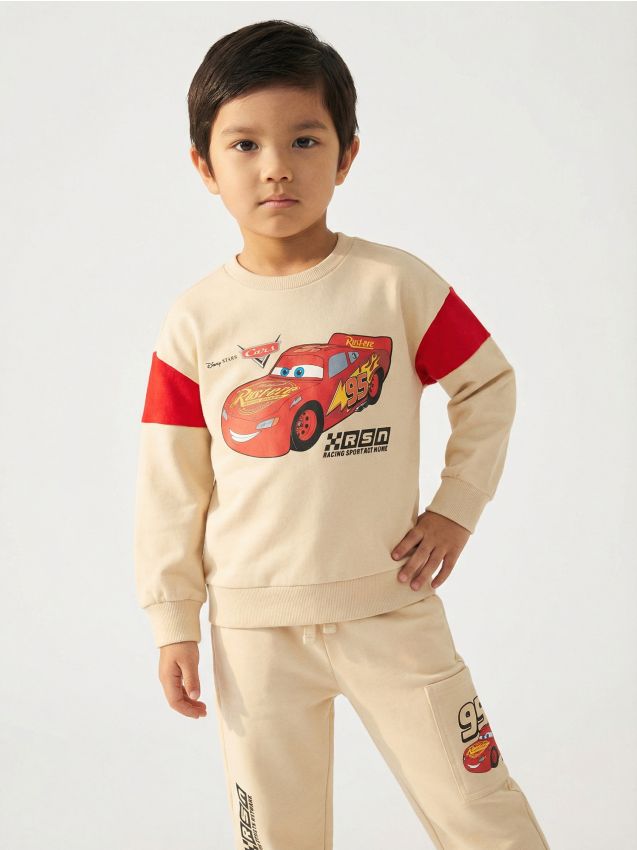 Sinsay Bluza s okruglim izrezom s printom Cars Cijene
